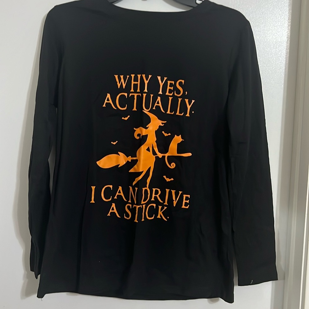 Halloween themed top.